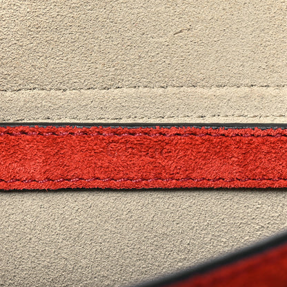 Chloe Suede Calfskin Braided Mini Hudson Shoulder Bag Sepia Red 6 of 12