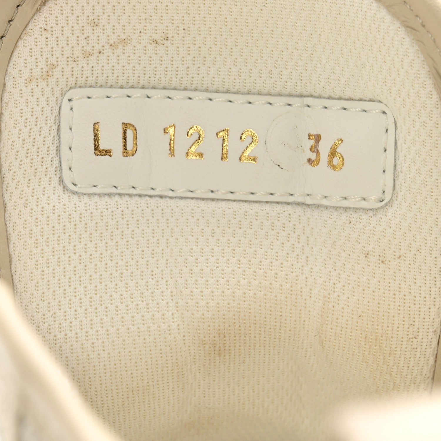 Louis Vuitton Denim Monogram Squad Sneaker Boots 36 Beige 8 of 8
