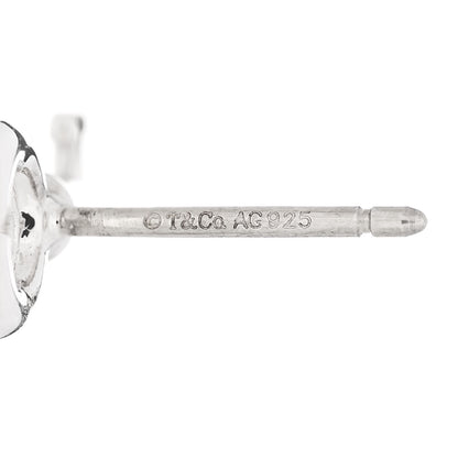 Tiffany Sterling Silver Key Earrings 4 of 5