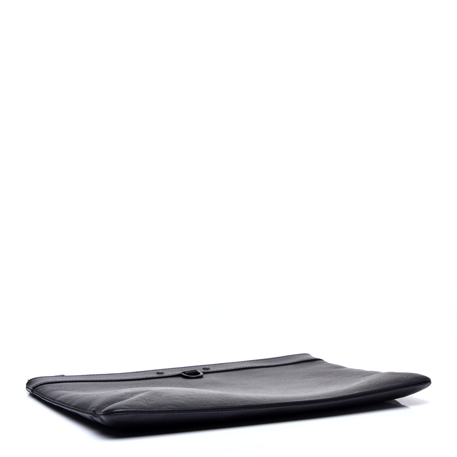 Louis Vuitton Calfskin Monogram Shadow Discovery Pochette Black 4 of 8