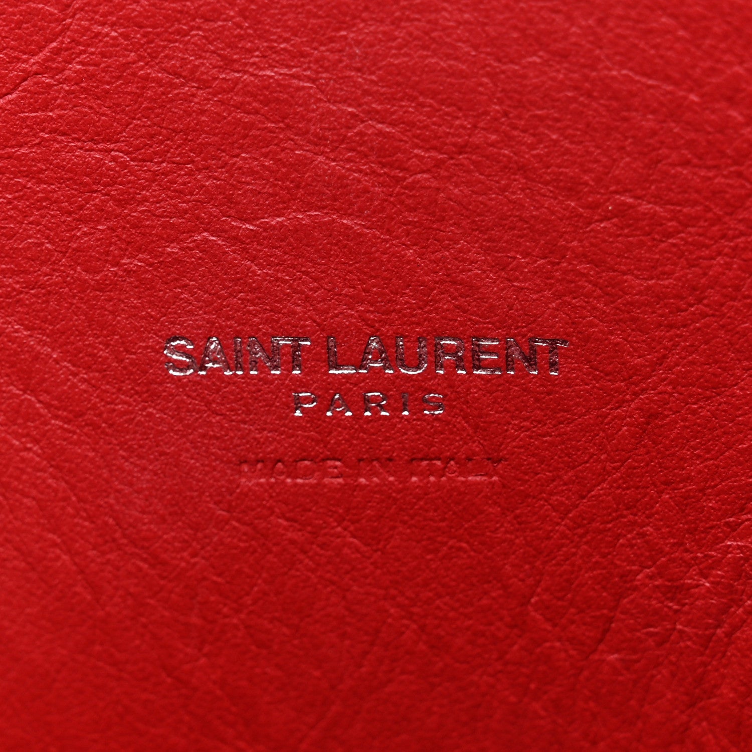 Saint Laurent Grained Calfskin Baby Sac De Jour Red 5 of 13