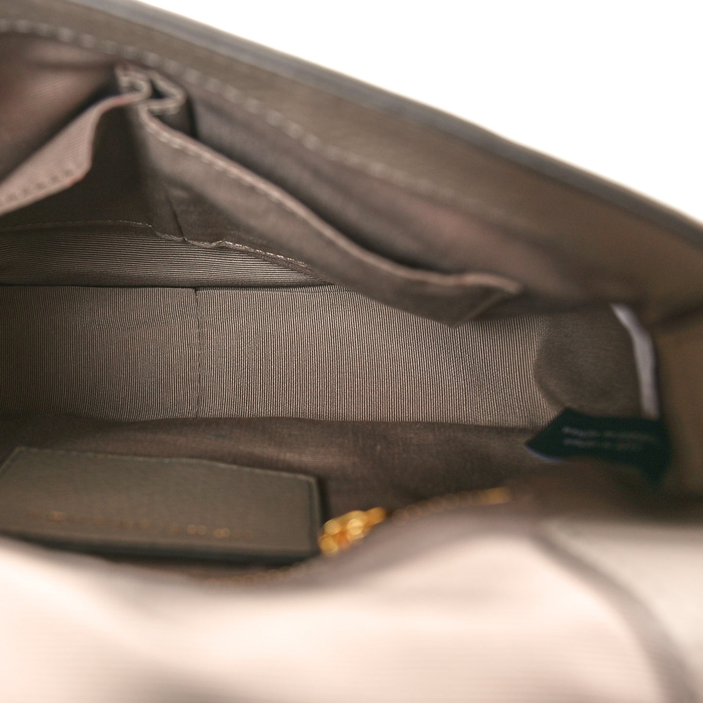 Pebbled Calfskin Recruit Nomad Crossbody Mink
