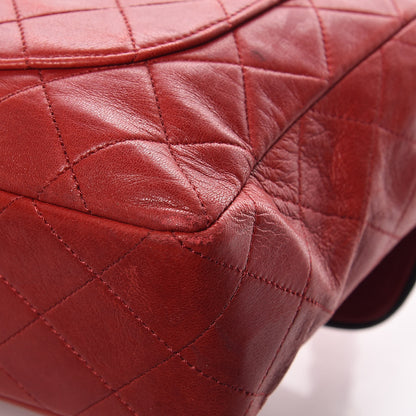 Chanel Lambskin Quilted Bi-Color Small Single Flap Red Black 19 of 22