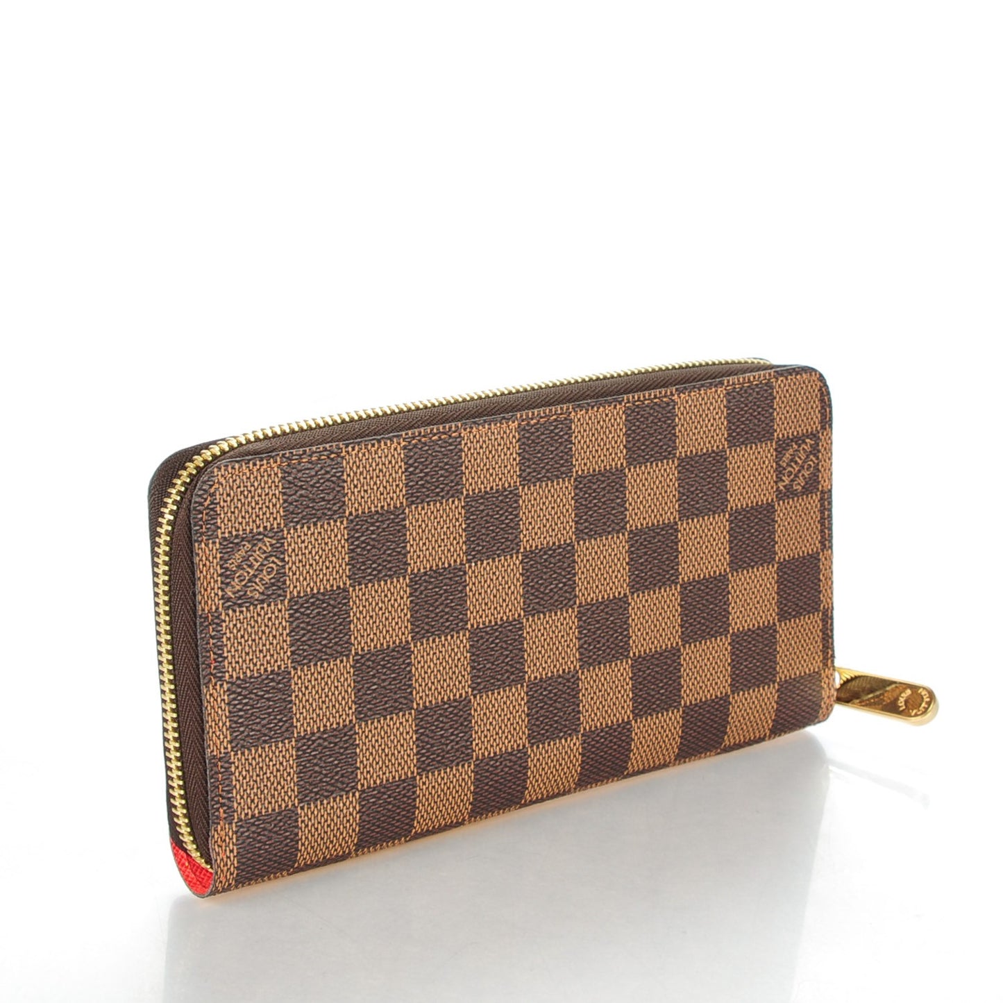 Damier Ebene 2015 Christmas Animation Zippy Wallet Poppy