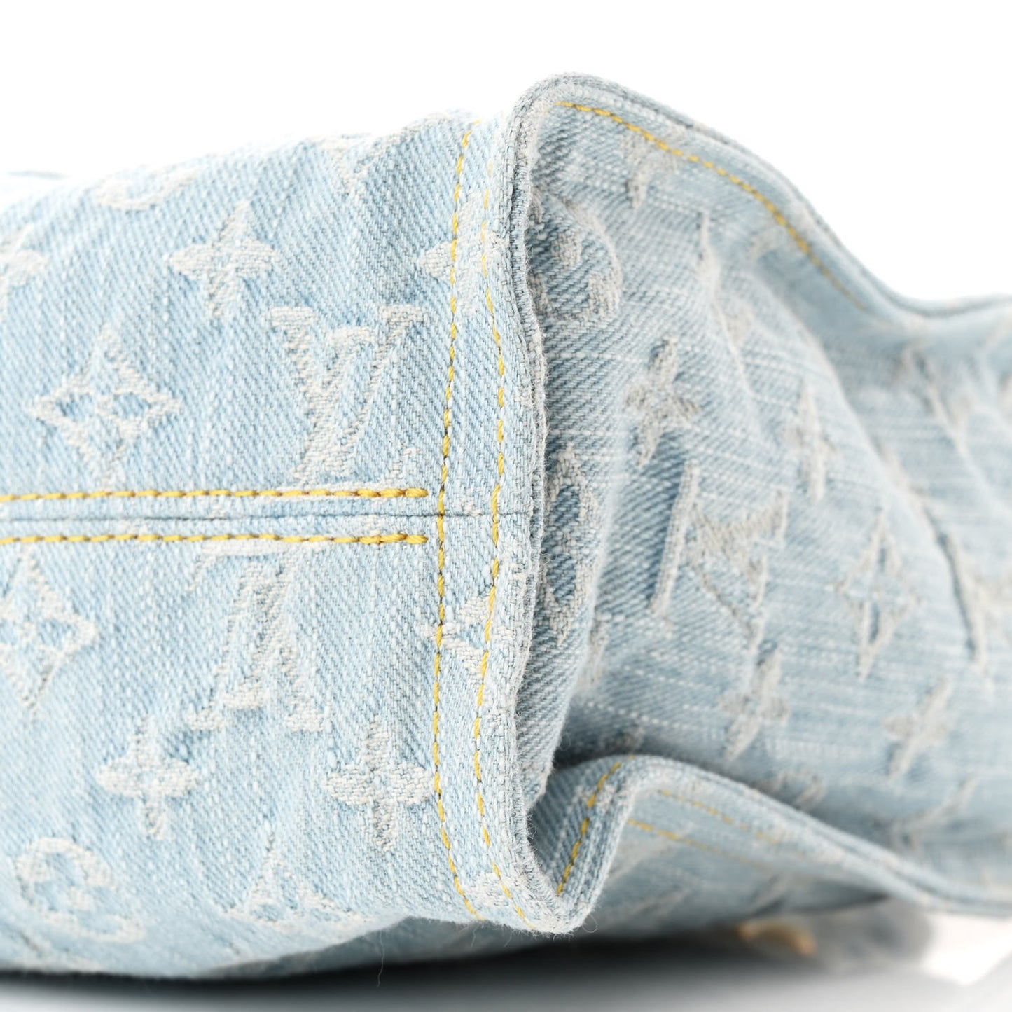 Monogram Washed Denim Let Go PM Sky Blue