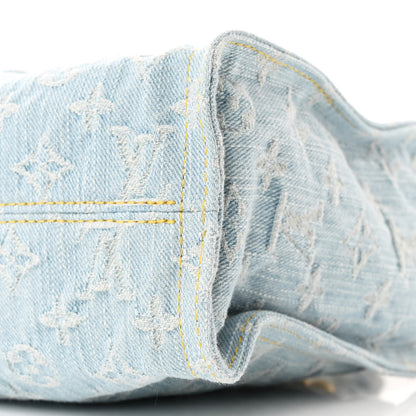 Louis Vuitton Monogram Washed Denim Let Go PM Sky Blue 9 of 9