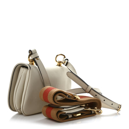 Gucci Roxy Calfskin Web Mini Blondie Shoulder Bag White 3 of 10