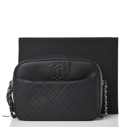 Chanel Caviar Quilted Large Coco Tassel Camera Case Black 9 of 9