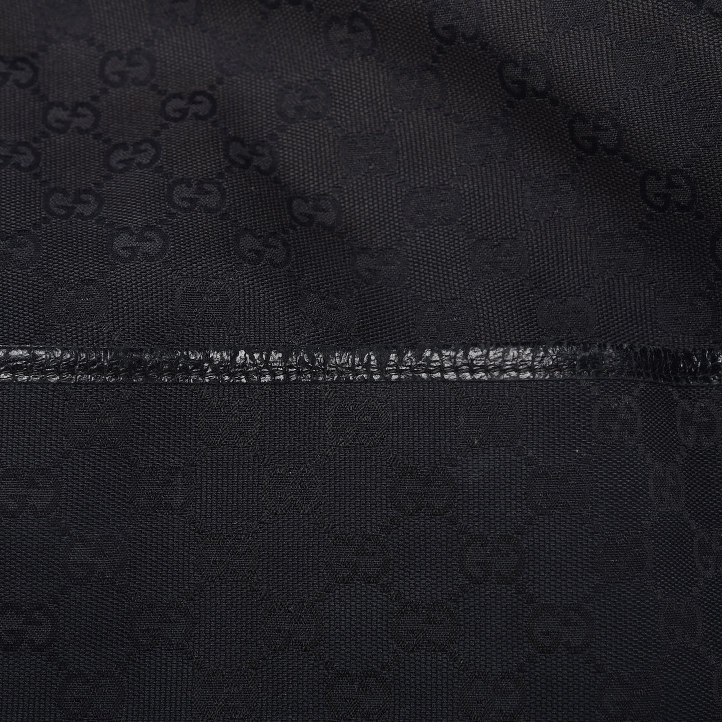 Monogram Large Diaper Bag Black