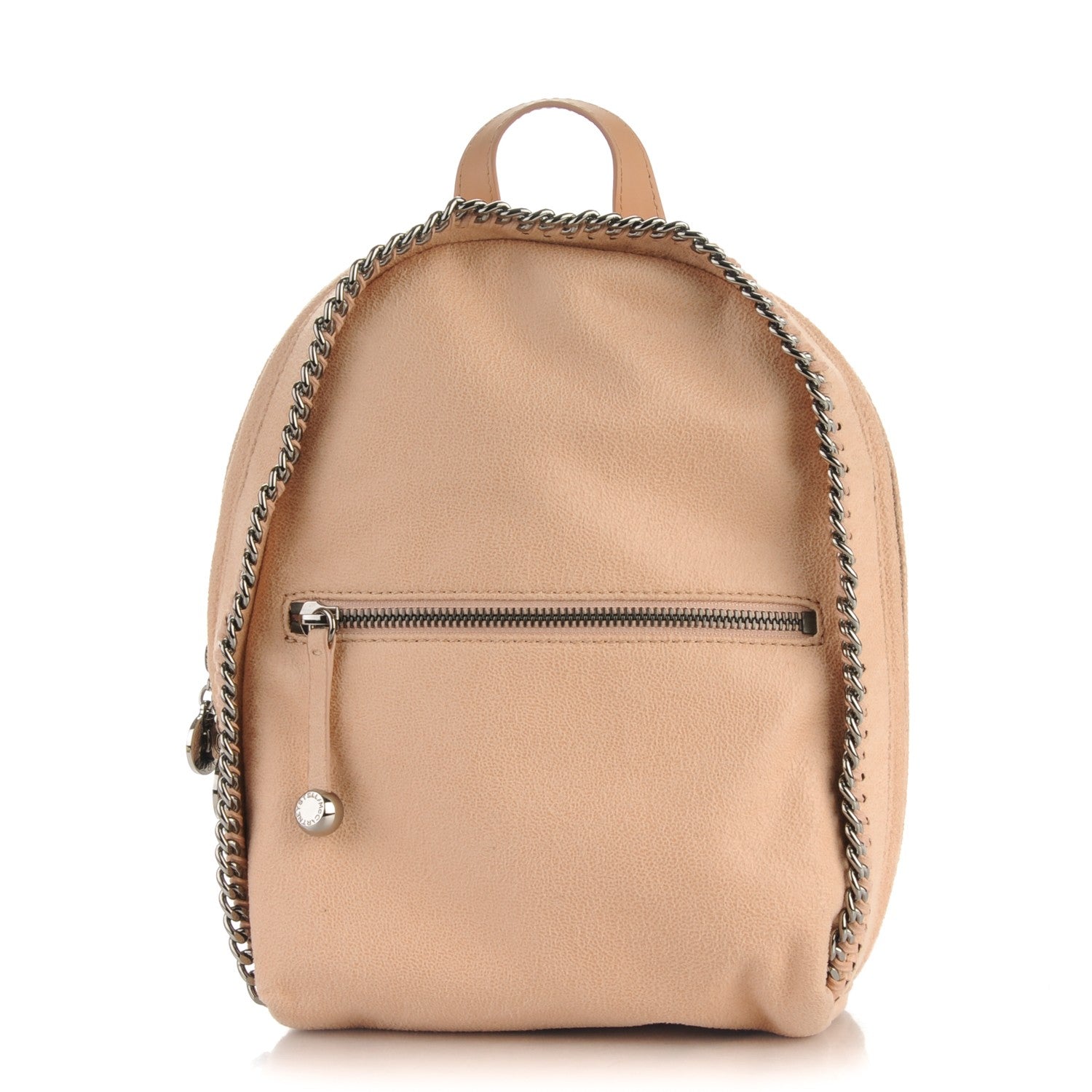 Stella McCartney Shaggy Deer Mini Falabella Backpack Powder 1 of 7