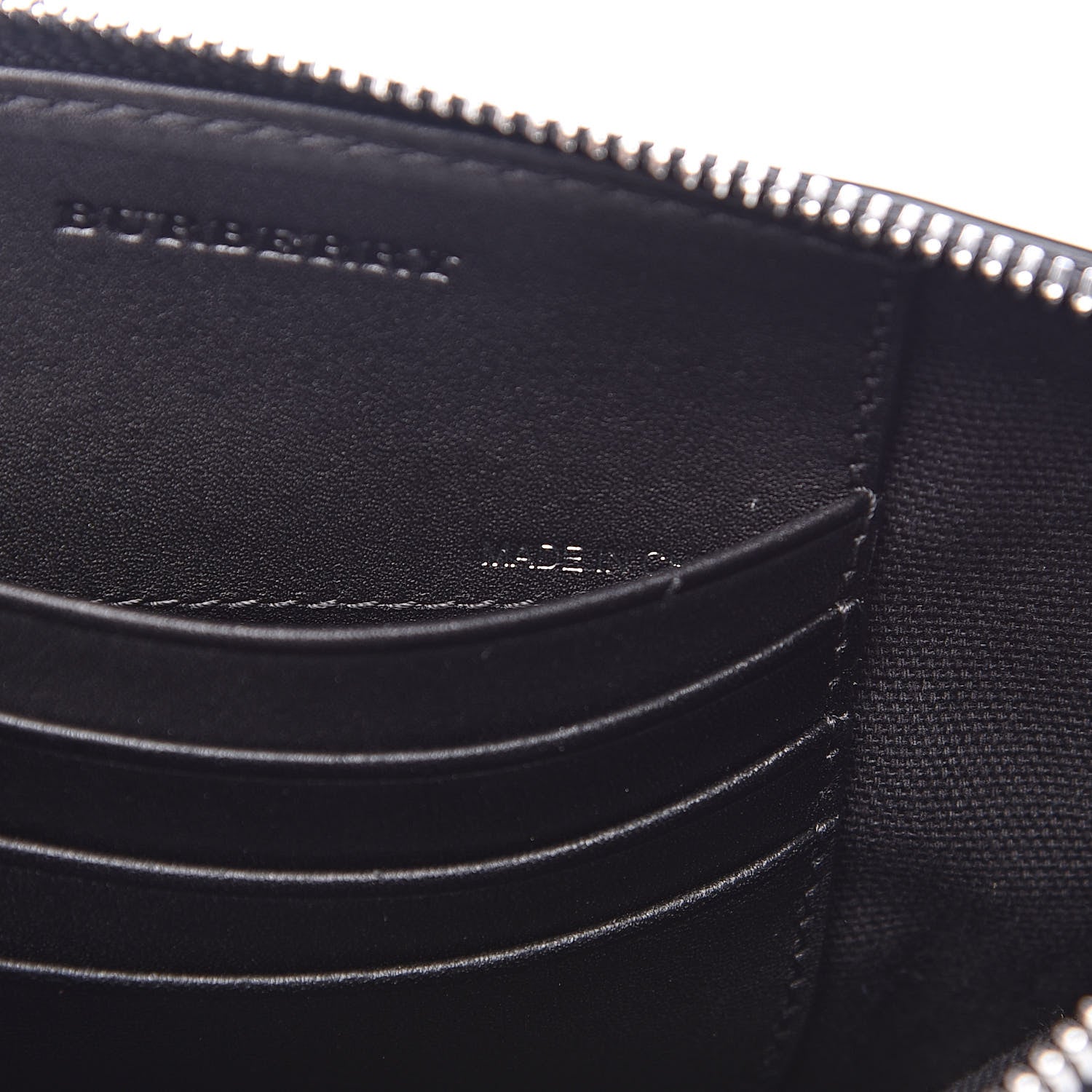 Burberry Mega Check Peyton Crossbody Clutch Bag Black 7 of 11