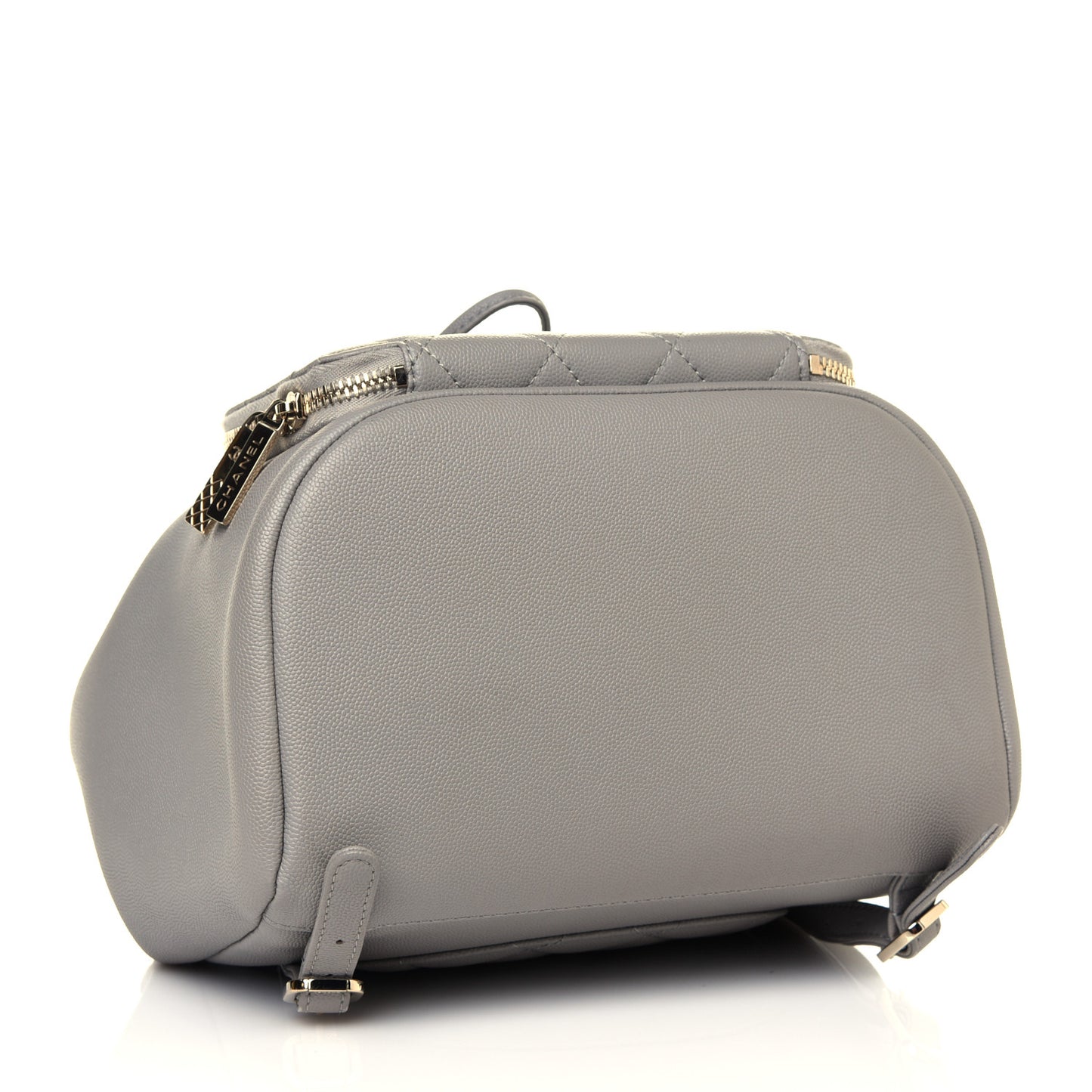 Caviar Quilted Business Affinity Backpack Grey