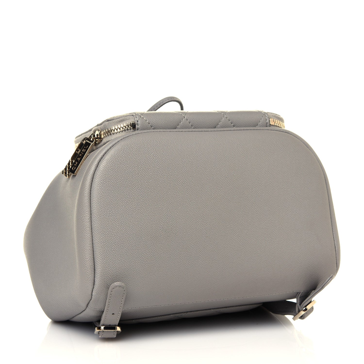 Chanel Caviar Quilted Business Affinity Backpack Grey 4 of 14