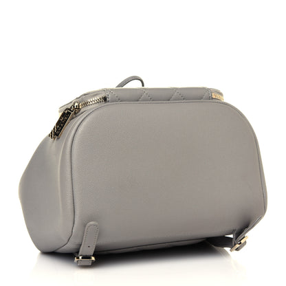 Chanel Caviar Quilted Business Affinity Backpack Grey 4 of 14