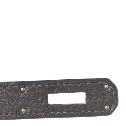 Hermes Taurillon Clemence Tri-color Kelly Retourne 35 Graphite Gris Tourterelle Gris Clair 16 of 36