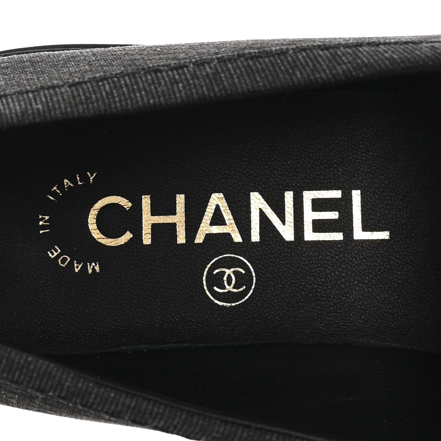 Chanel Cotton CC Turnlock Moccasins 37 Black 8 of 10