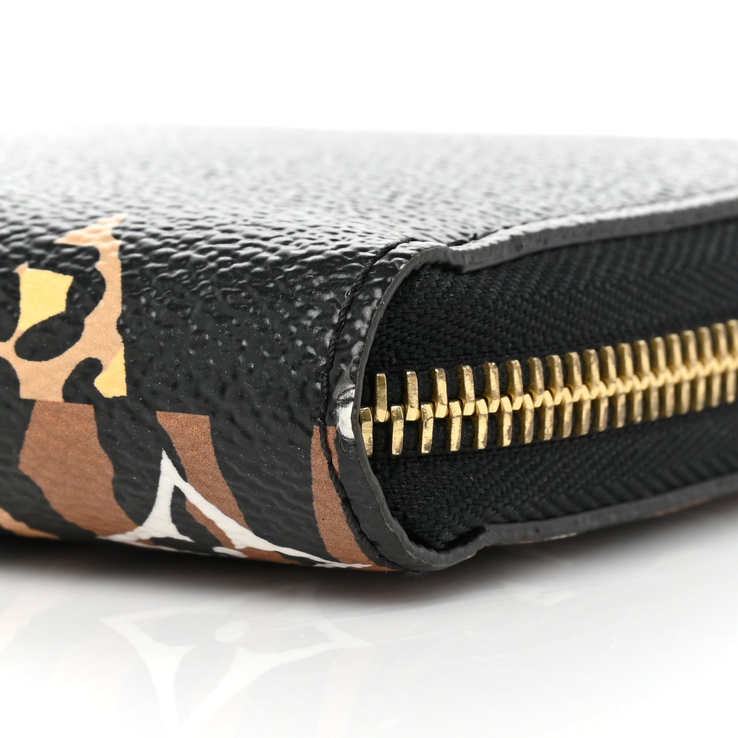 Monogram Giant Jungle Zippy Wallet Black