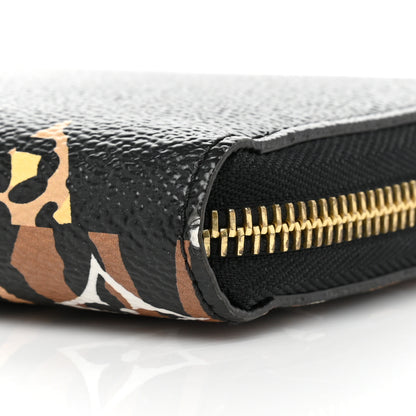 Louis Vuitton Monogram Giant Jungle Zippy Wallet Black 9 of 9