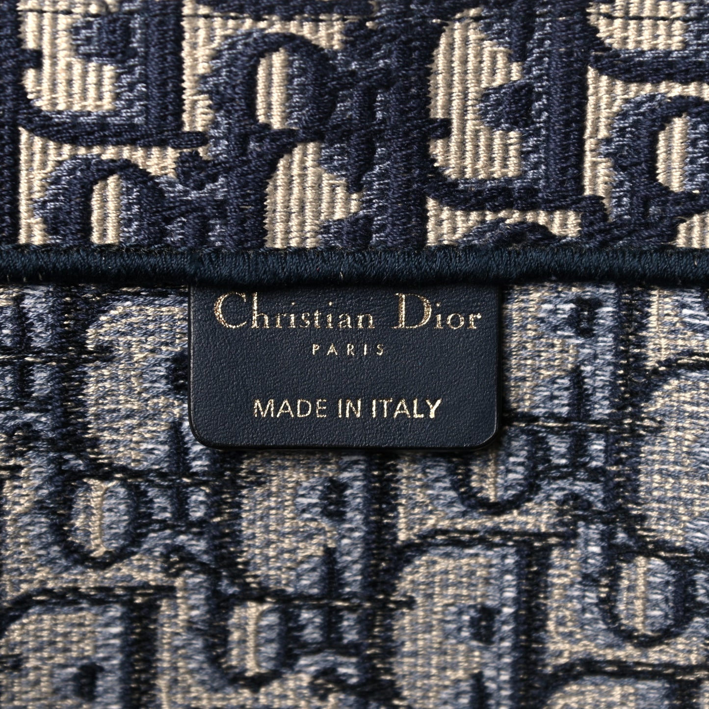 Oblique Book Tote Blue Multicolor
