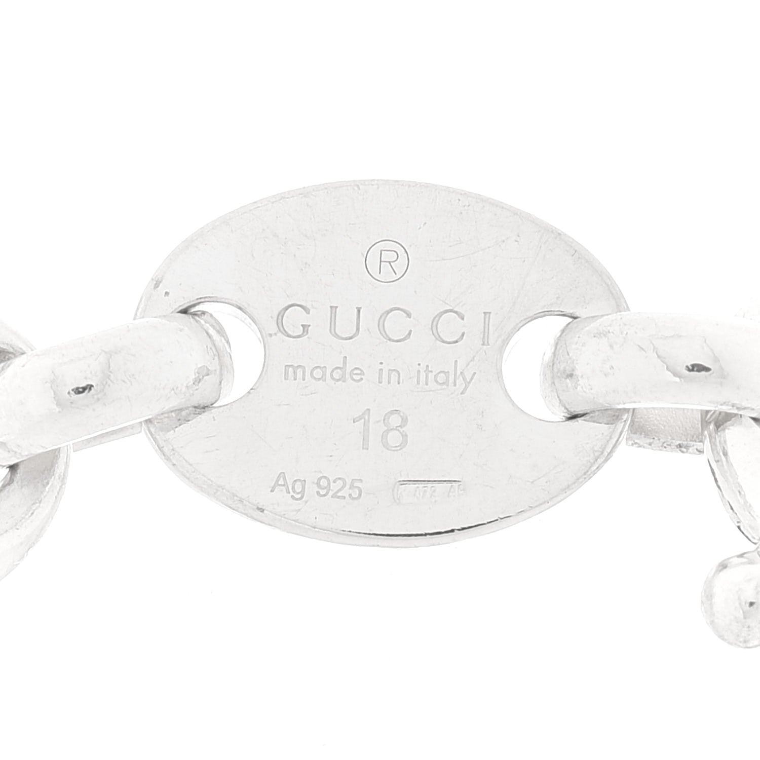 Gucci Sterling Silver Mariner Link Bracelet 5 of 5