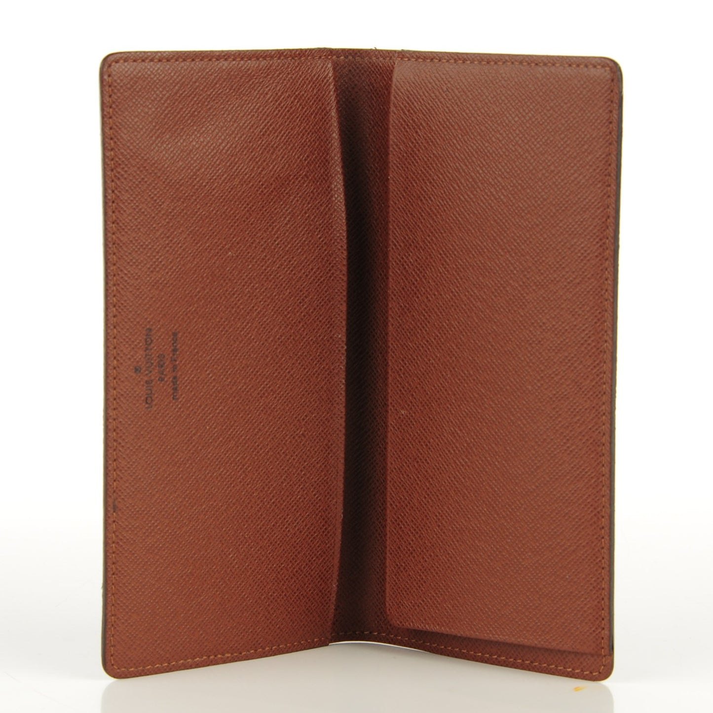 Monogram Simple Checkbook Holder Wallet Cover