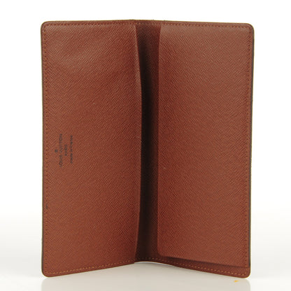 Louis Vuitton Monogram Simple Checkbook Holder Wallet Cover 5 of 7