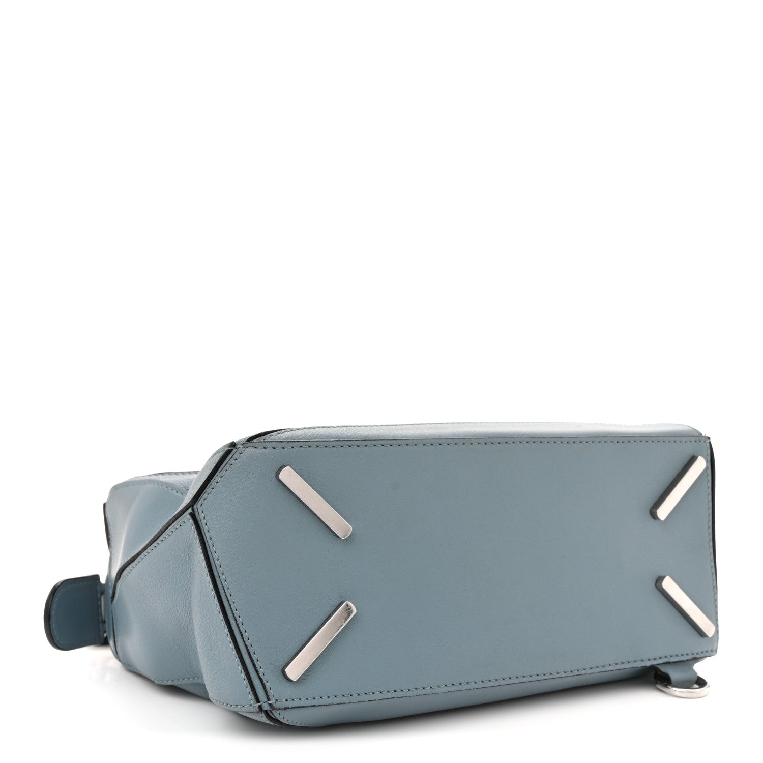 Loewe Calfskin Small Puzzle Bag Stone Blue 4 of 15
