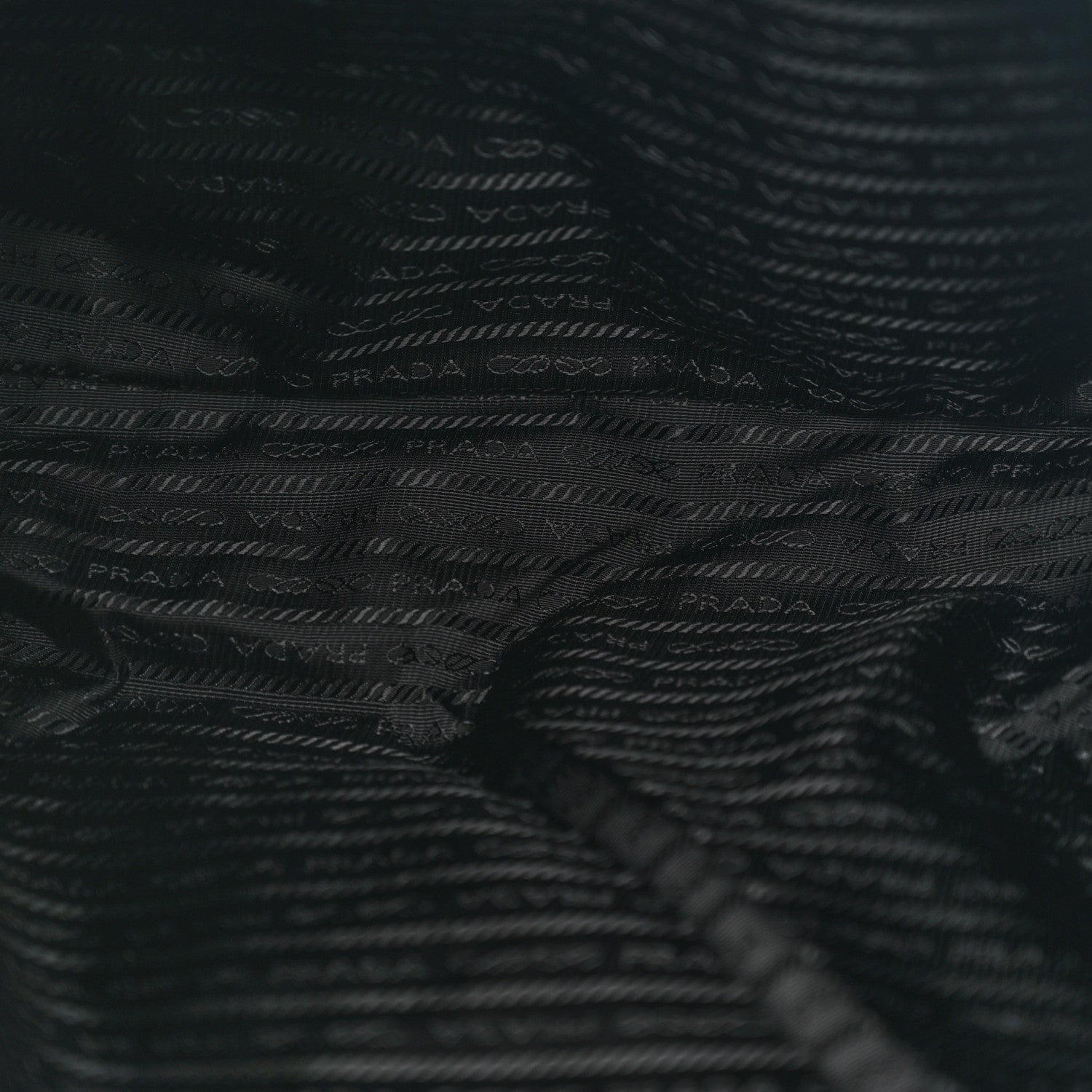 Prada Terry Cloth Tote Bag White Black 5 of 10