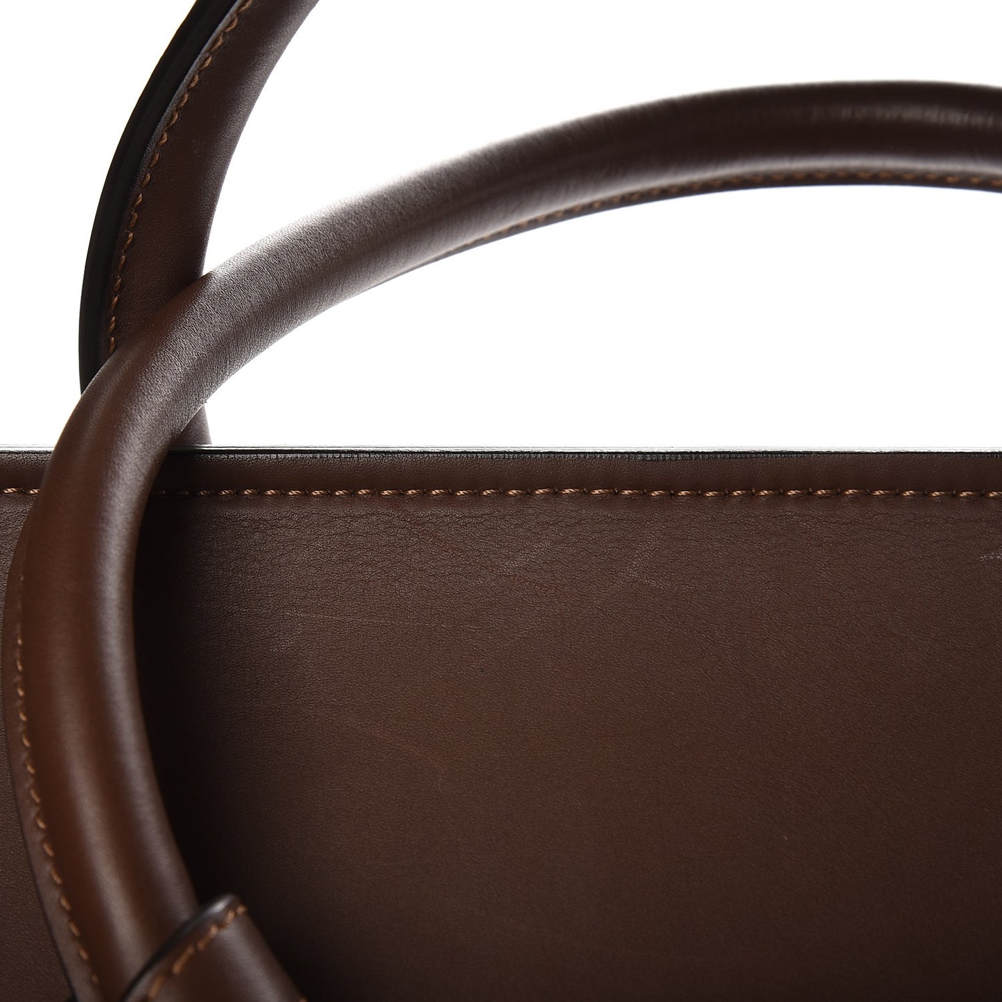 Natural Calfskin Medium Tie Knot Tote Acajou