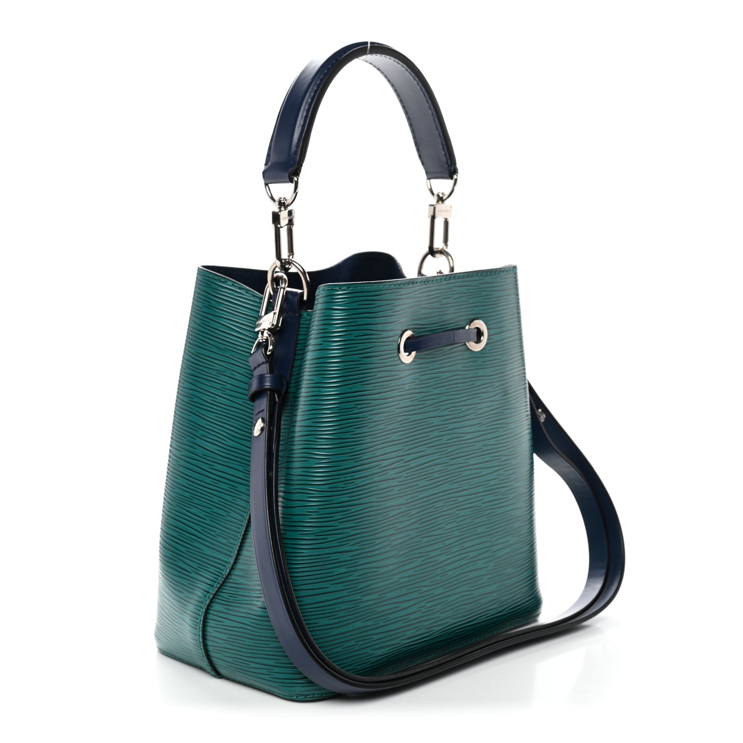 Louis Vuitton Epi Neonoe BB Emerald Green Indigo 3 of 11