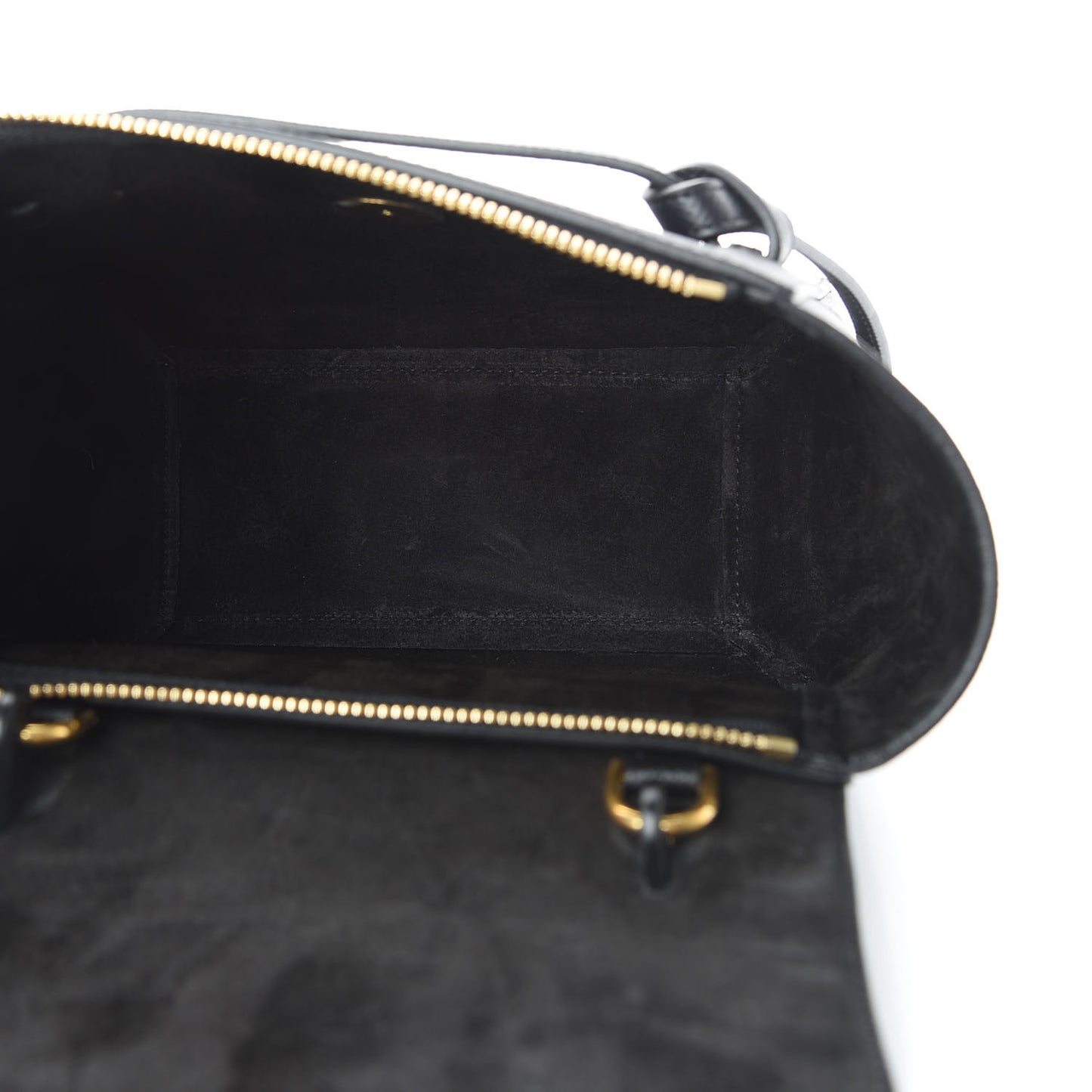Grained Calfskin Nano Belt Bag Black