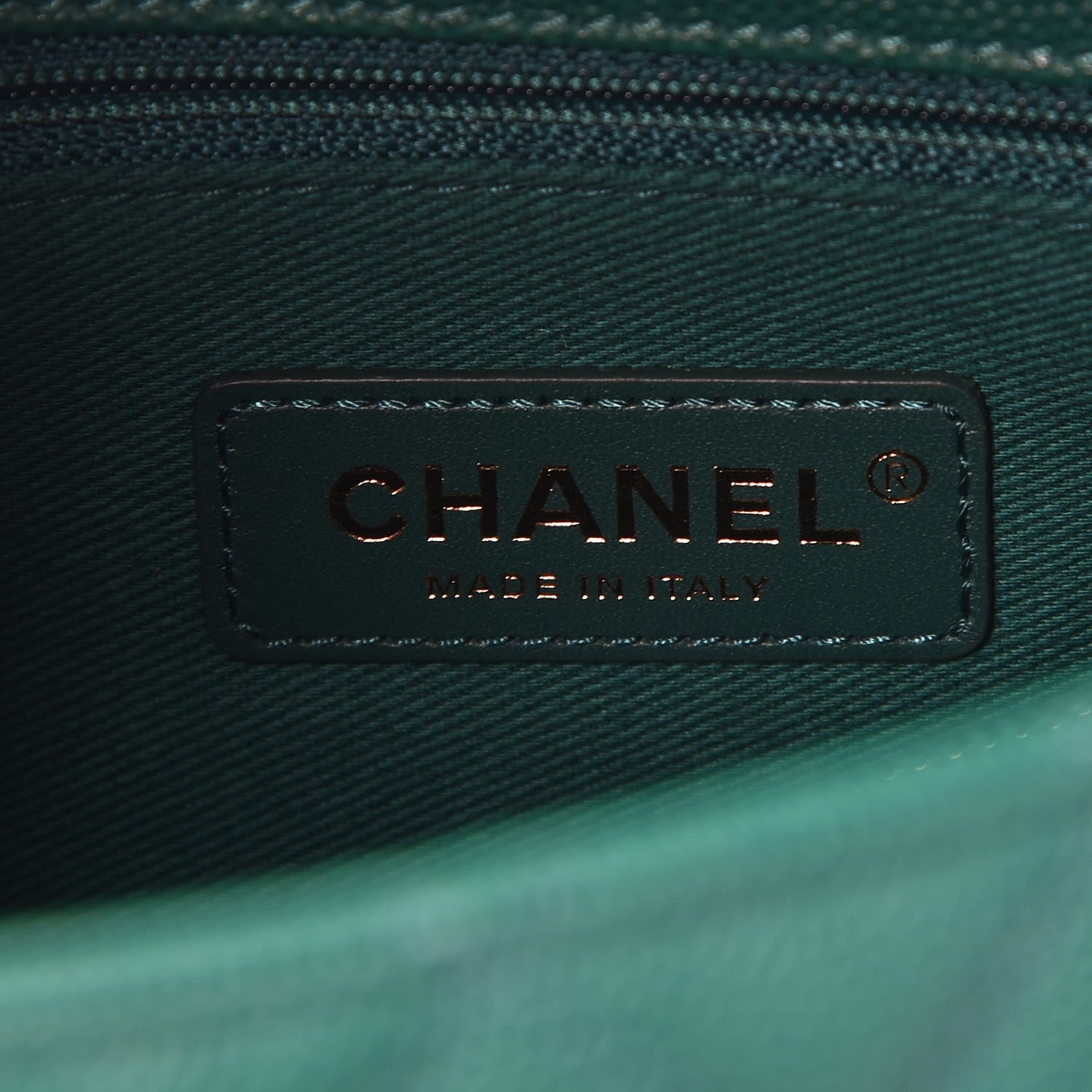 Chanel Caviar Quilted Small Coco Handle Flap Green 8 of 26