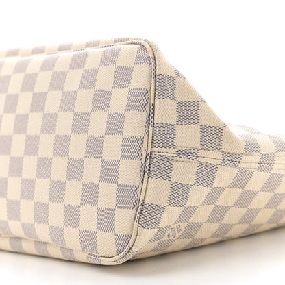 Louis Vuitton Damier Azur Neo Neverfull MM Rose Ballerine 10 of 16