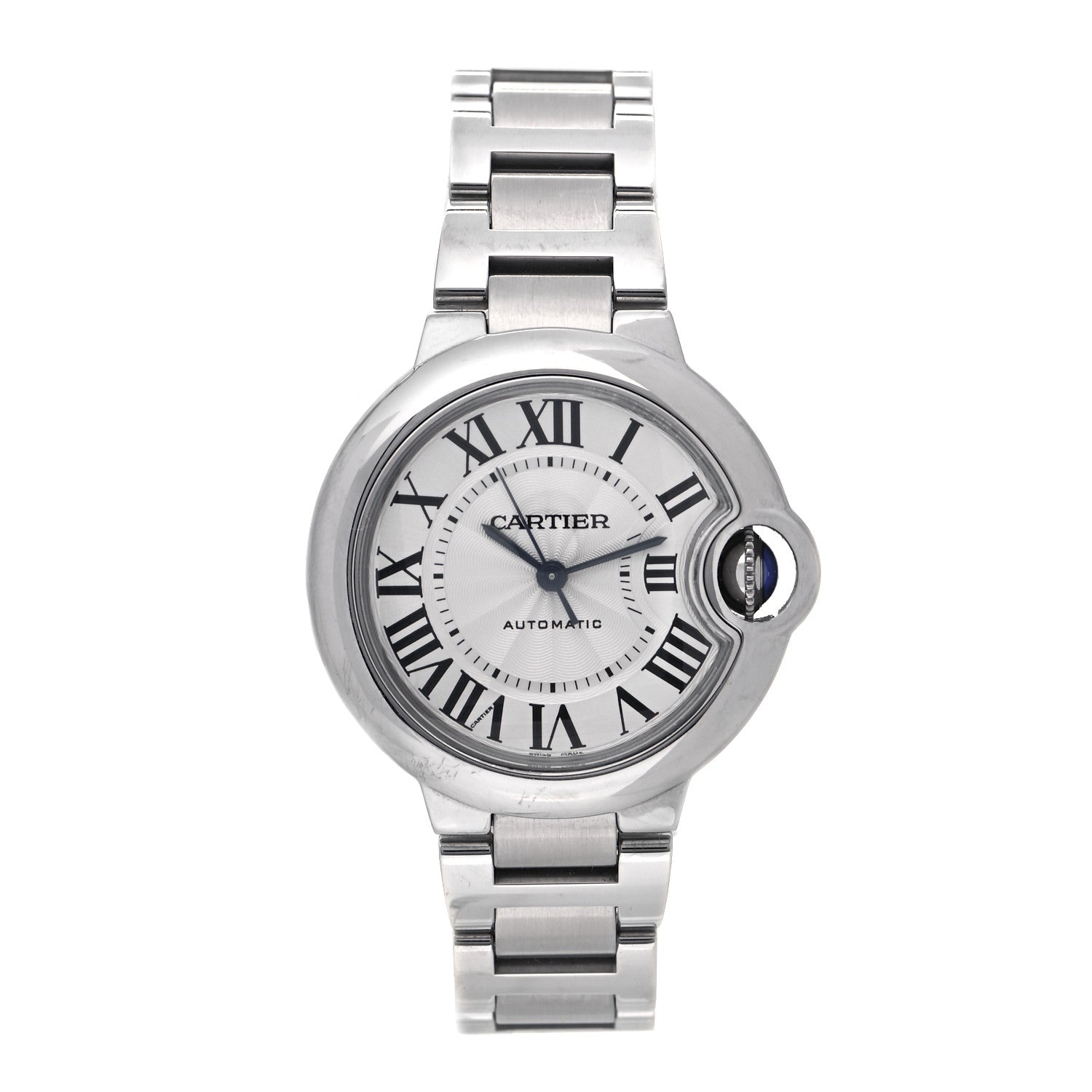 Cartier Stainless Steel 33mm Ballon Bleu De Cartier Automatic Watch 1 of 5