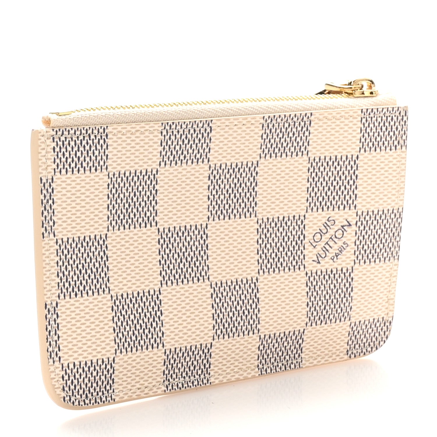 Louis Vuitton Damier Azur Zipped Romy Card Holder  Rose Ballerine 3 of 7