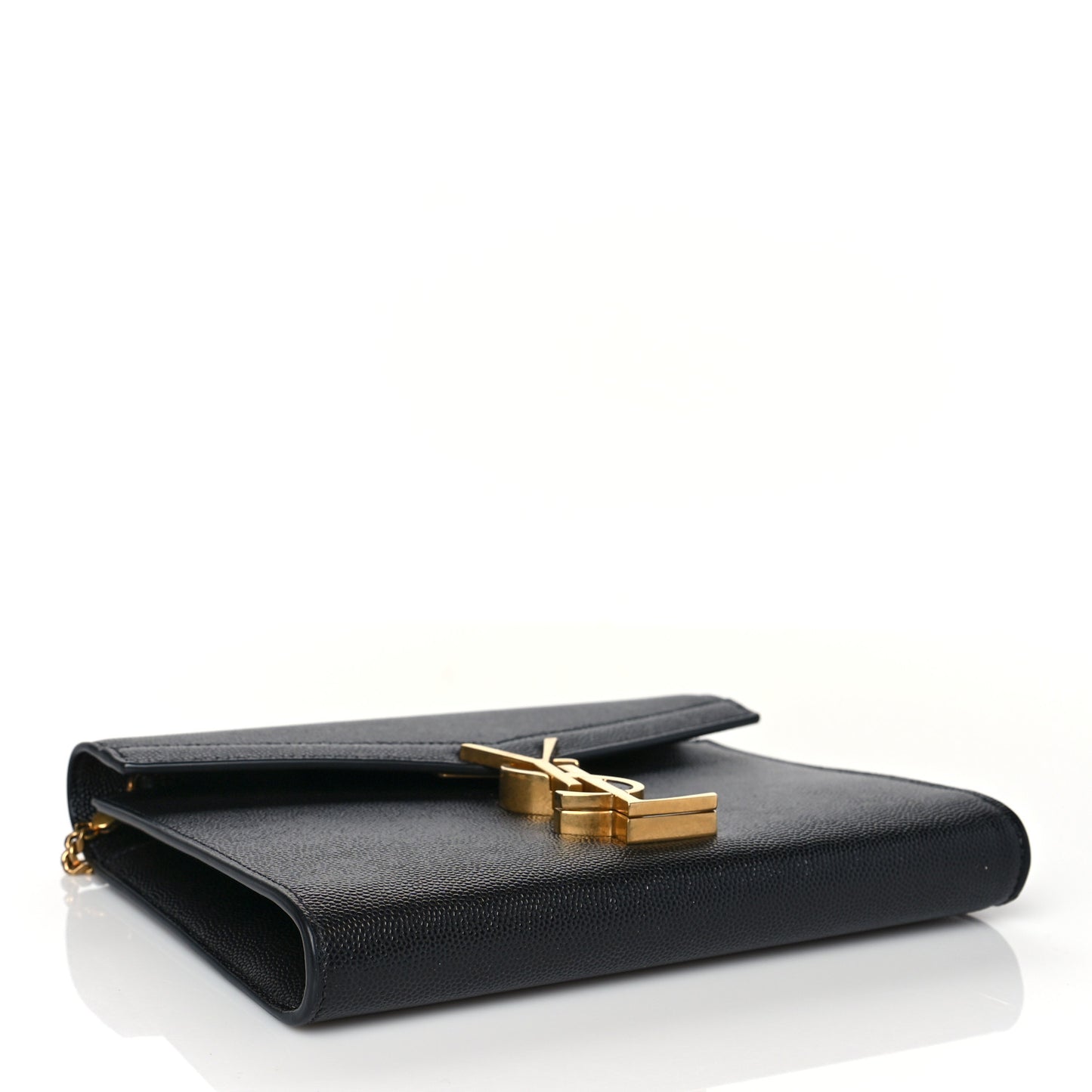 Grain De Poudre Monogram Cassandra Chain Wallet Black