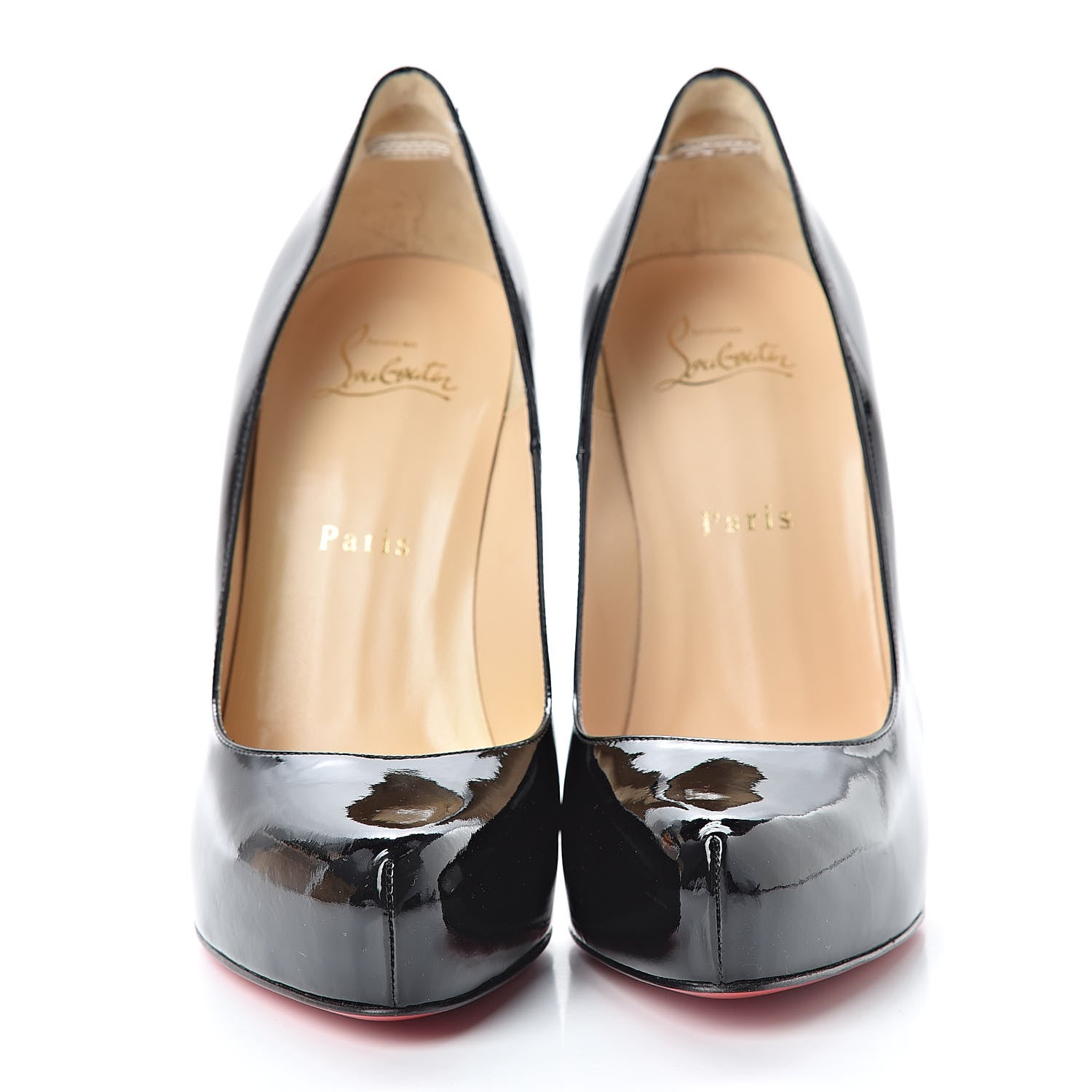 Christian Louboutin Patent Rolando 120 Pumps 38 Black 2 of 10