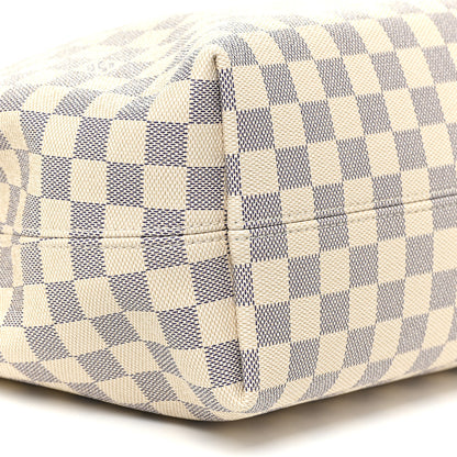 Louis Vuitton Damier Azur Graceful MM Rose Ballerine 8 of 10