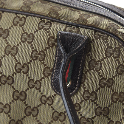 Gucci Monogram Small Princy Satchel Dark Brown 9 of 14
