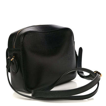 Gucci Textured Calfskin Small Horsebit 1955 Shoulder Bag Black 3 of 13