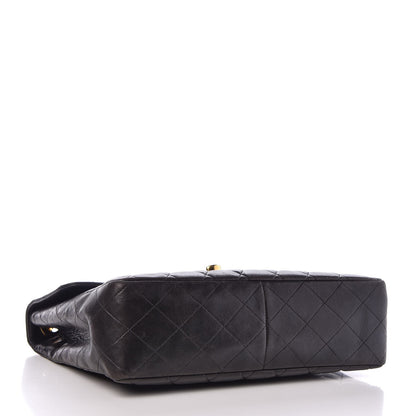 Chanel Lambskin Quilted Jumbo Single Flap Black 4 of 15