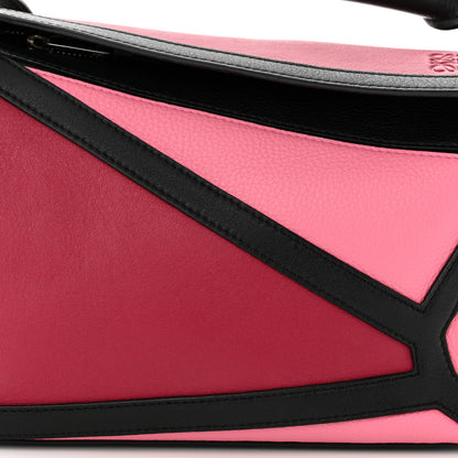 Loewe Calfskin Small Graphic Puzzle Bag Raspberry Wild Rose 7 of 9