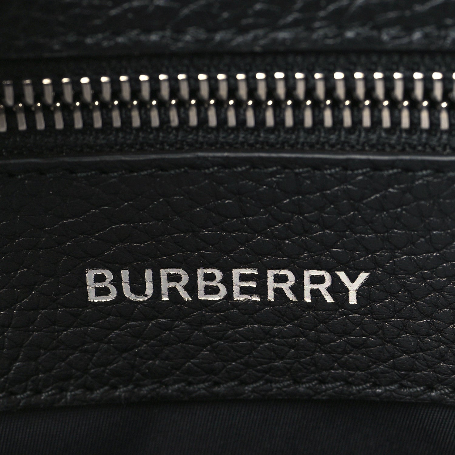 Burberry Grainy Calfskin Embossed Bruno Messenger Black 5 of 8
