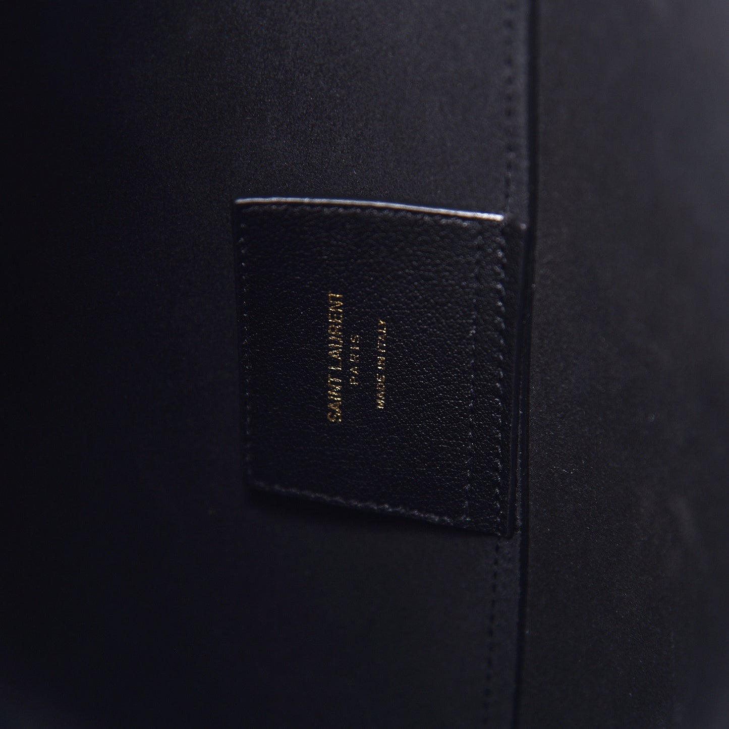 Calfskin Large Shopping Tote Black
