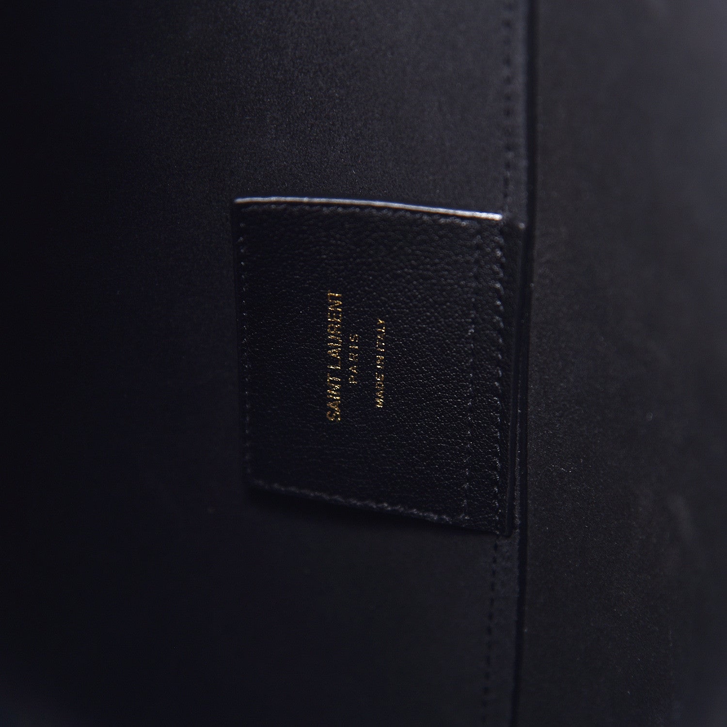 Saint Laurent Calfskin Large Shopping Tote Black 8 of 10