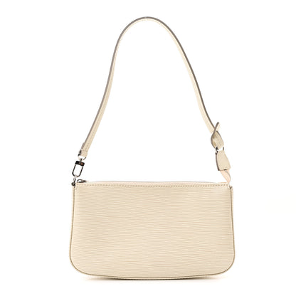 Louis Vuitton Epi Pochette Accessories NM Ivory 1 of 10