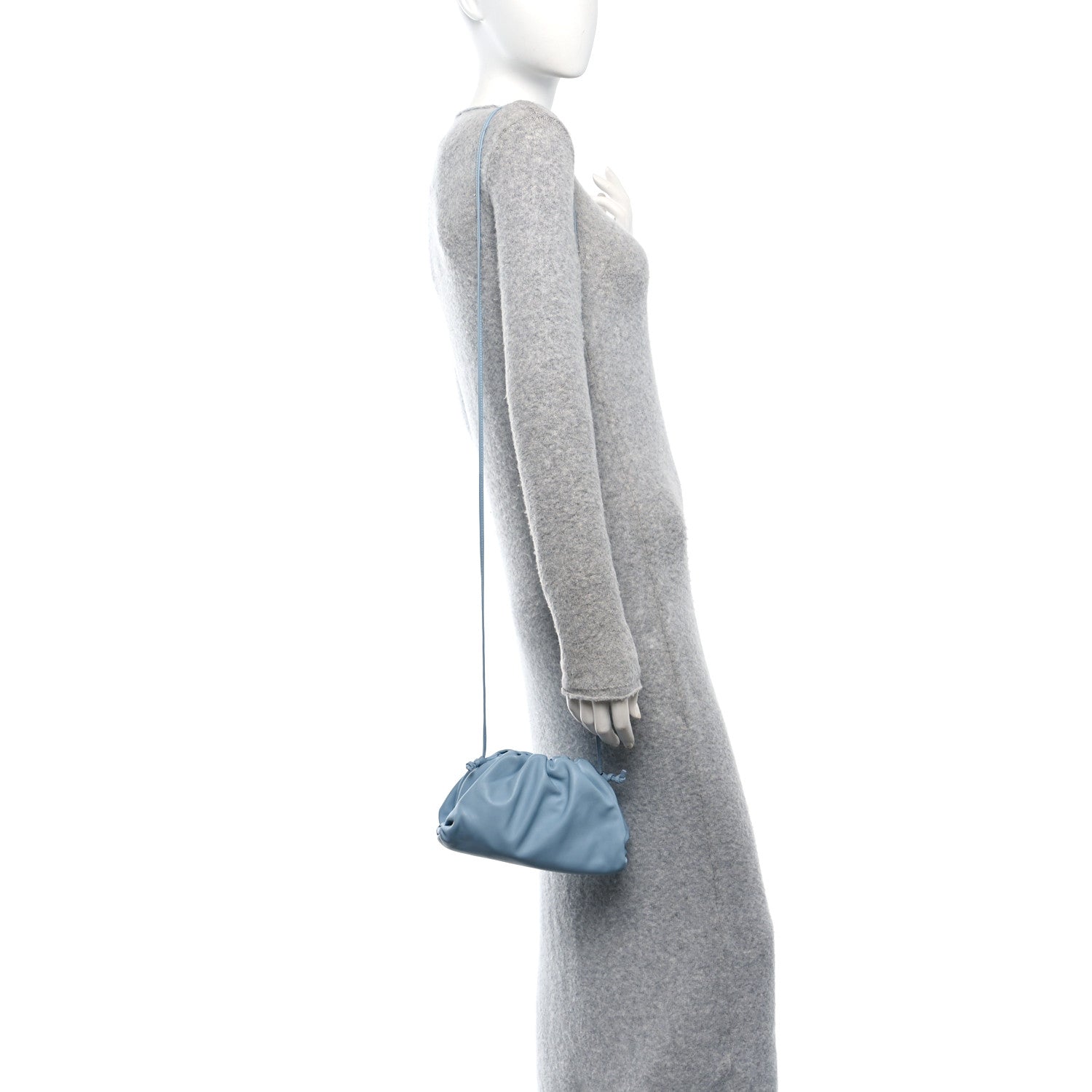 Bottega Veneta Butter Calfskin The Mini Pouch Ice 2 of 11