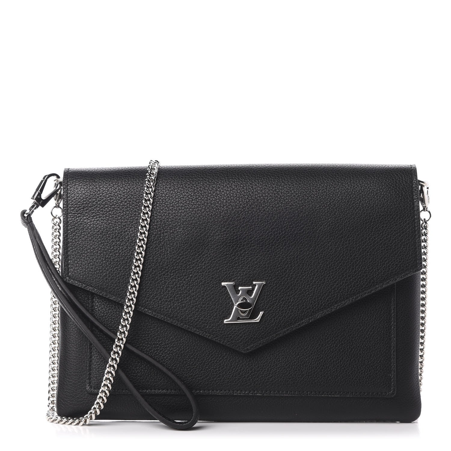 Louis Vuitton Soft Calfskin My Lockme Pochette Black 1 of 11