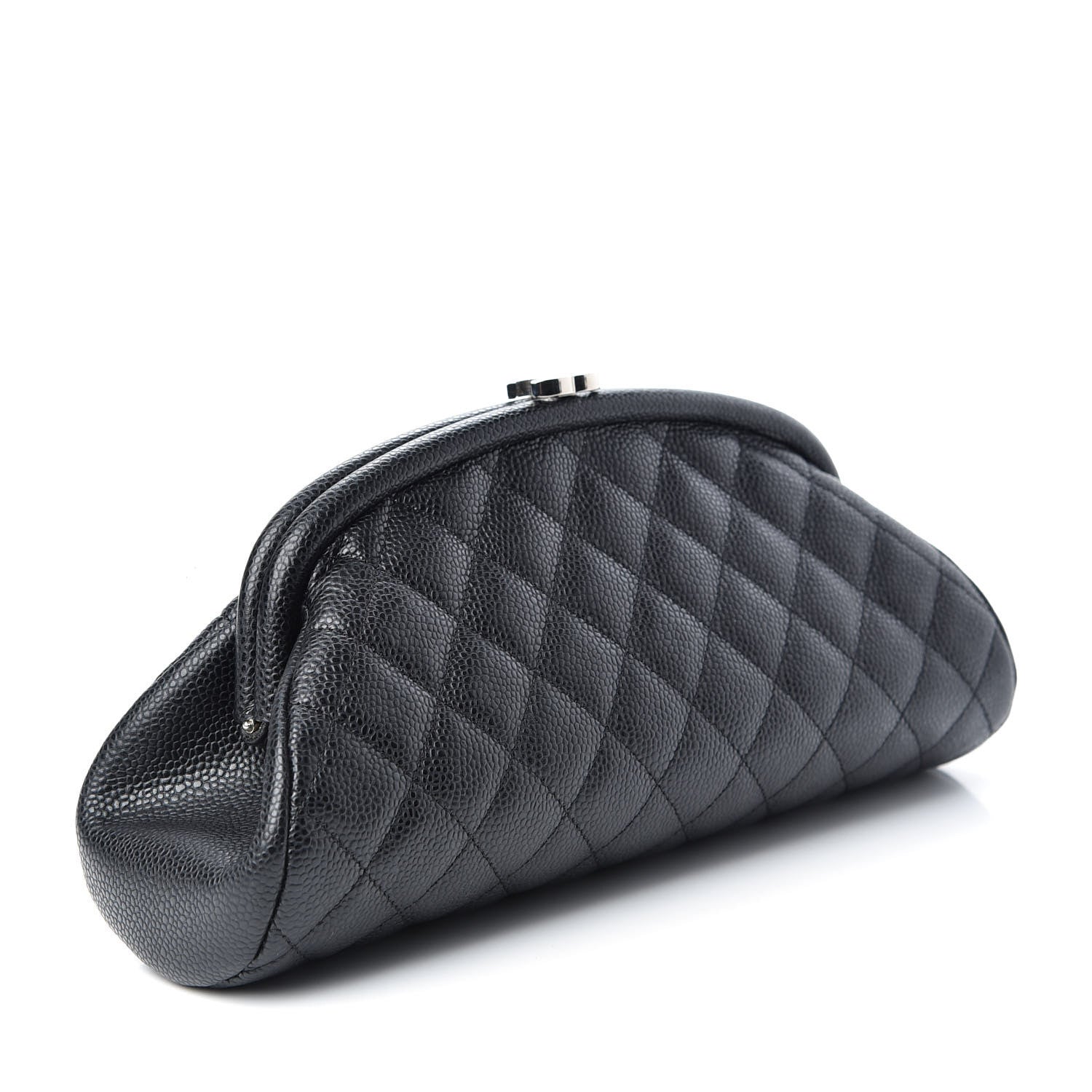 Chanel Caviar Quilted Timeless Clutch Black 3 of 7