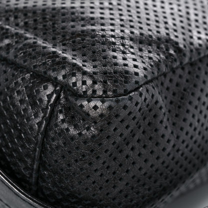 Chanel Glazed Calfskin Perforated Medium Rodeo Drive Tote Black 12 of 14